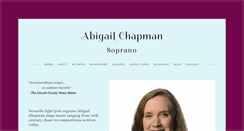 Desktop Screenshot of abigailchapman.com
